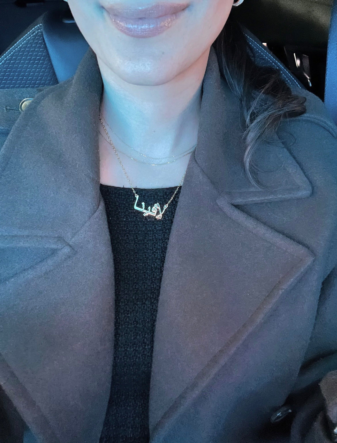 Personalized custom name necklaces and initial necklaces in silver and gold - Lavina Jewelz