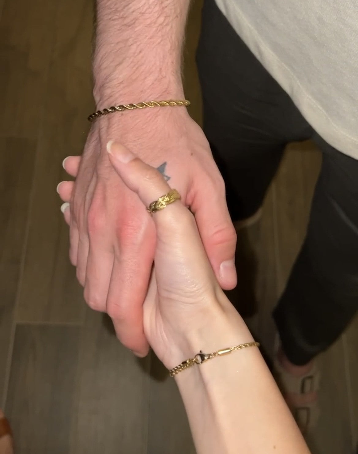 Bestseller gold silver twisted rope bracelet unisex couple - Lavina Jewelz