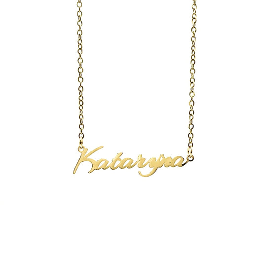 Personalized custom name necklace in gold - Lavina Jewelz