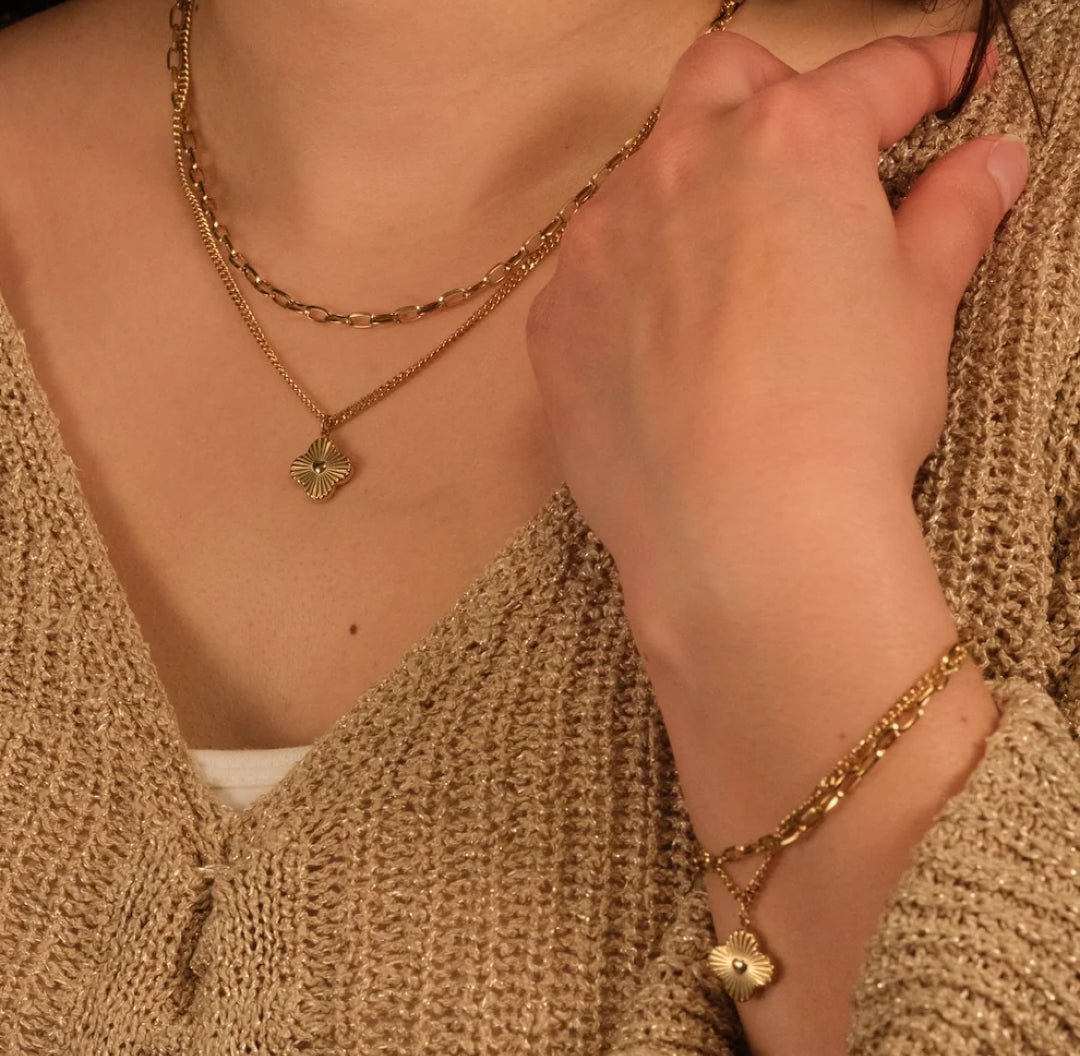 Jewelry sets in gold and silver availabel in 2 piece sets and 3 piece sets - Lavina Jewelz