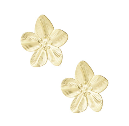 Big flower statement earrings - Lavina Jewelz