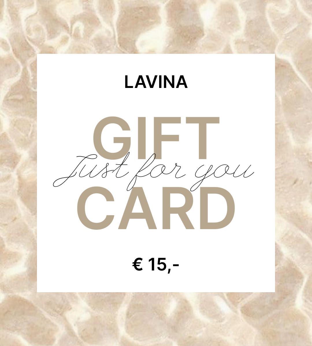 Jewelry Giftcard Lavina