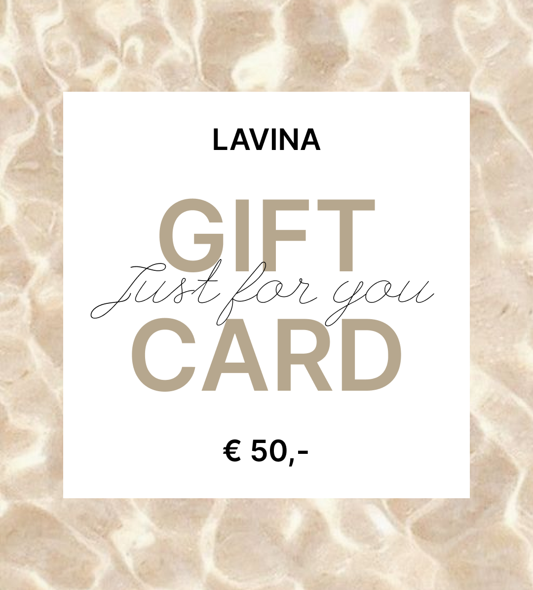 Jewelry Giftcard Lavina