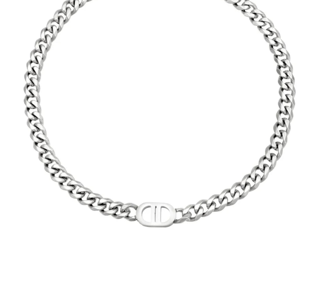 DD Chain Necklace silver chunky - Lavina Jewelz
