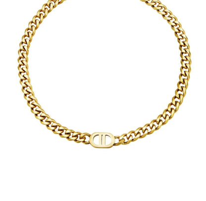 DD Chain Necklace gold chunky - Lavina Jewelz