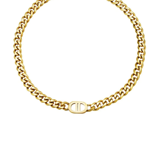 DD Chain Necklace gold chunky - Lavina Jewelz