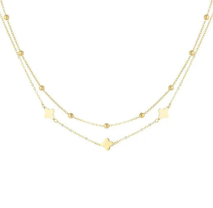 Clover Cascade Necklace - Lavina