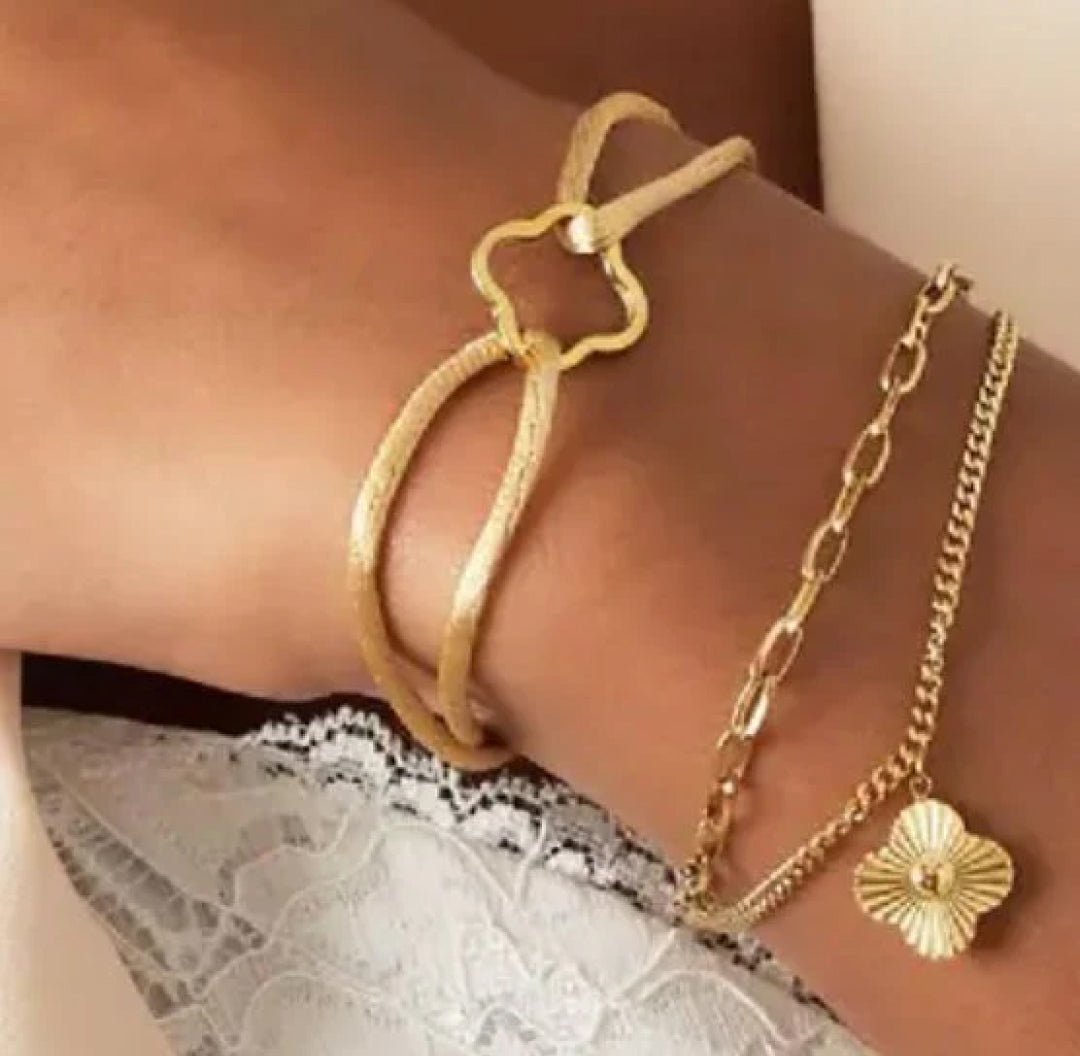 Clover Chain Bracelet - Lavina