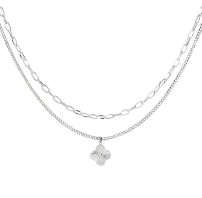 Clover Chain Necklace - Lavina