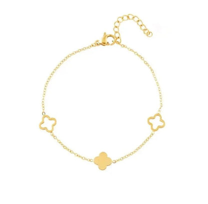 Clover Triad Bracelet - Lavina