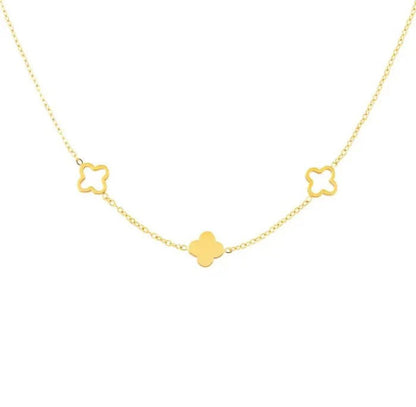 Clover Triad Necklace - Lavina