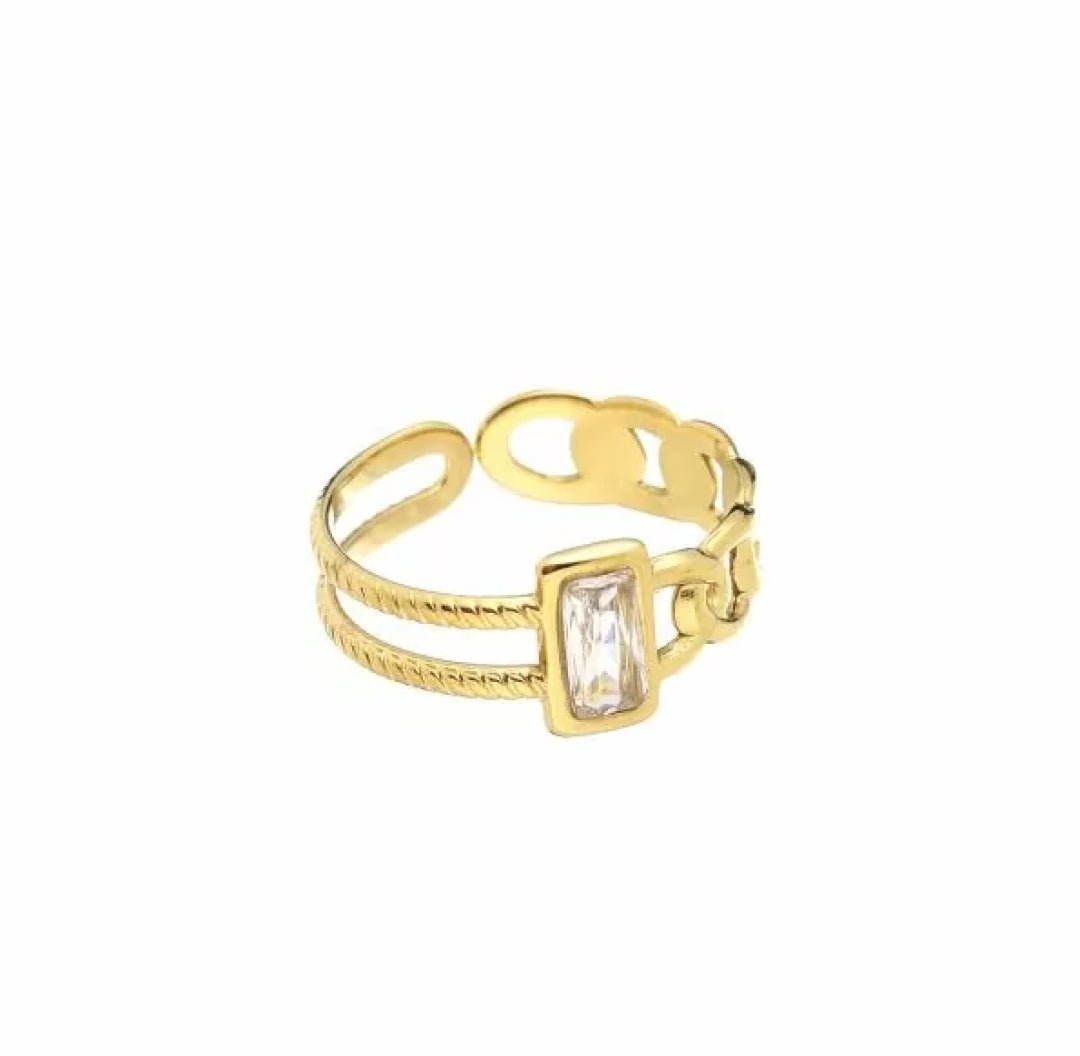 Duo Chain Ring - Lavina Jewelz