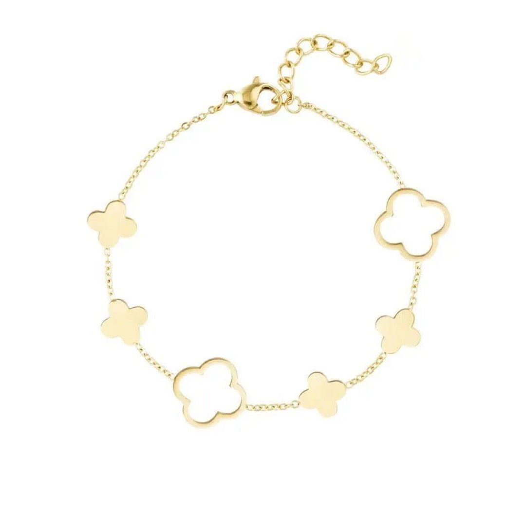 Duo Clover Bracelet - Lavina Jewelz