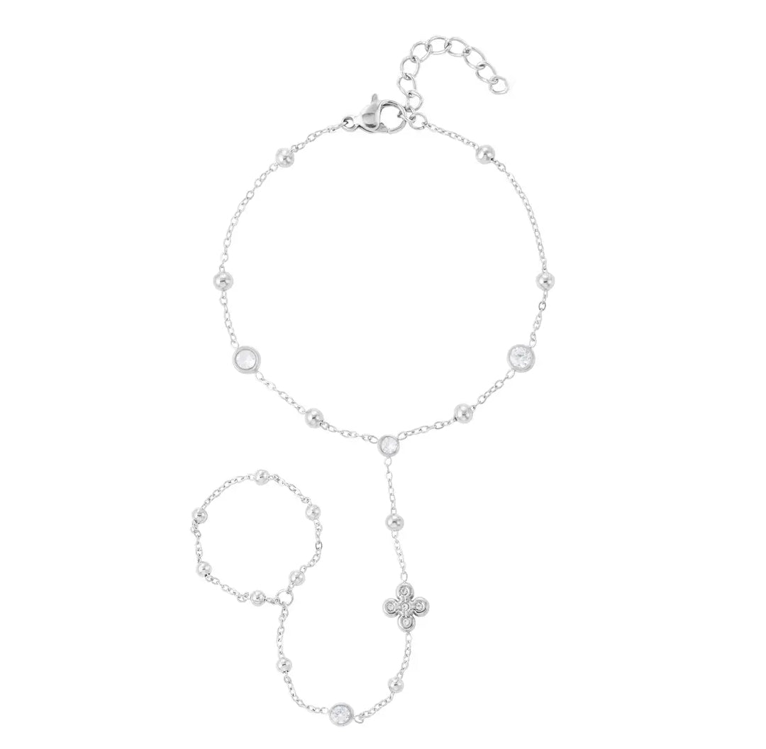 Flower Handchain - Lavina Jewelz