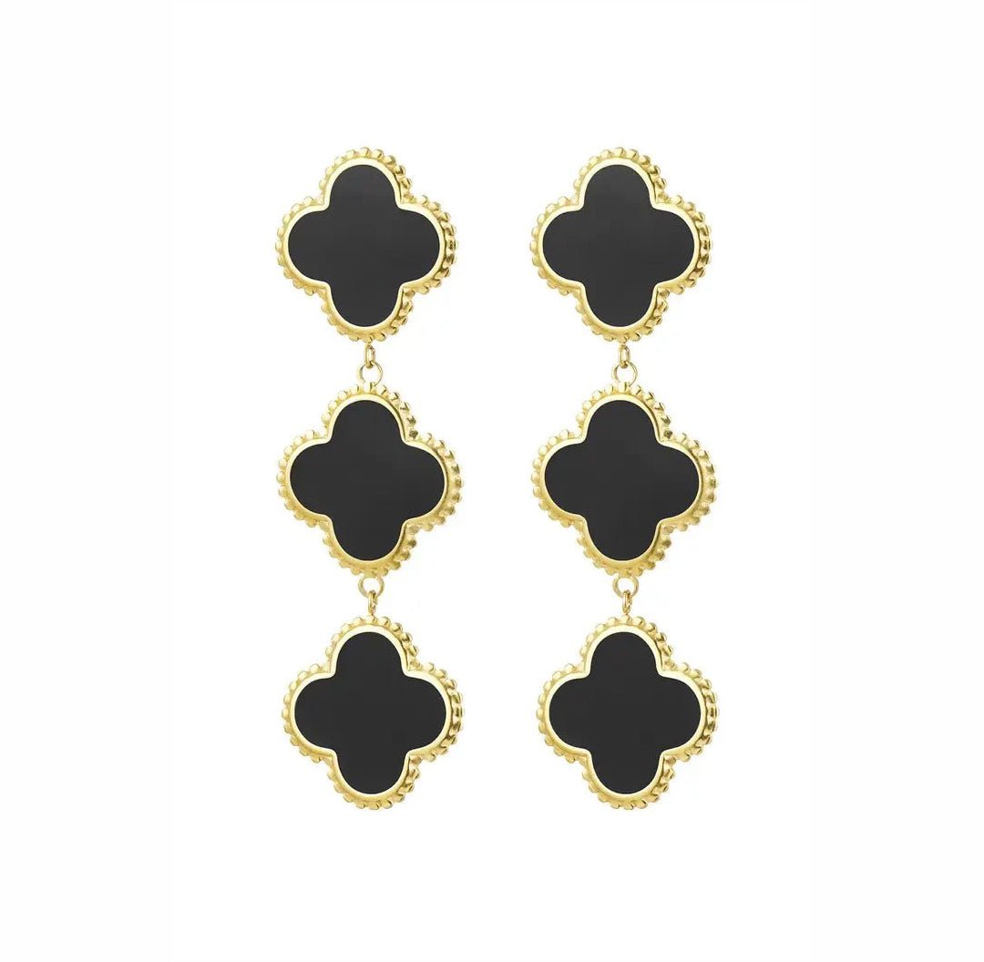 Grand Clover Earrings - Lavina Jewelz