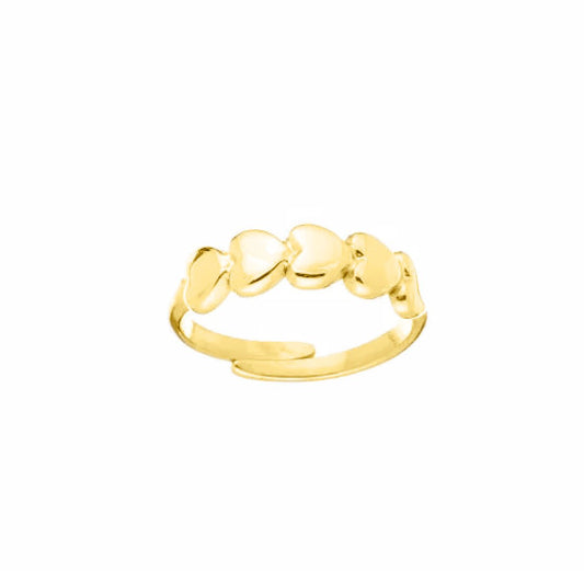 Heart Belt Ring - Lavina Jewelz